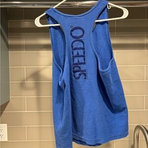 Vintage 90s Speedo Tank Top Made in USA Thermal Type Material Size M